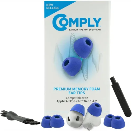 Vista 30 de Comply TrueGrip MAX Puntas de repuesto de espuma viscoelástica prémium para Apple AirPods Pro 1 y 2 Comodidad de larga duración, máxima