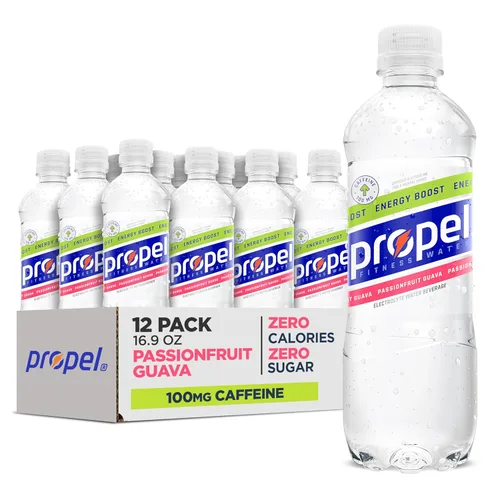 Vista 11 de Propel Energy Boost - Agua con sabor a cero calorías con electrolitos y cafeína, paquete variado de 3 sabores, botellas de 16.9 onzas líquidas