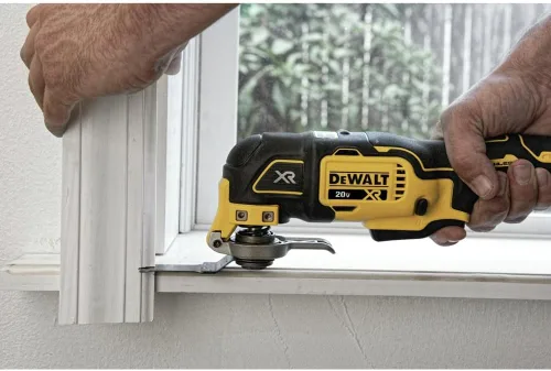Vista 2 de DEWALT Kit de herramientas oscilantes MAX XR de 20 V con cuchillas, multiherramienta inalámbrica sin escobillas de 3 velocidades, hasta 20,000 OPM