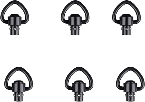 Vista 4 de QD Sling - Soporte giratorio de 1 pulgada de alta resistencia con bucle en D para desmontaje y liberación rápida para honda de dos puntos