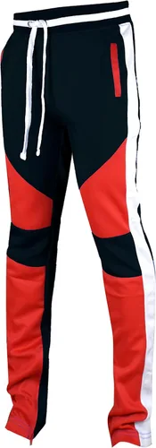 Screenshot Conjunto deportivo de alta calidad estilo urbano informal corte entallado parte inferior atlética con abertura lateral para hombre