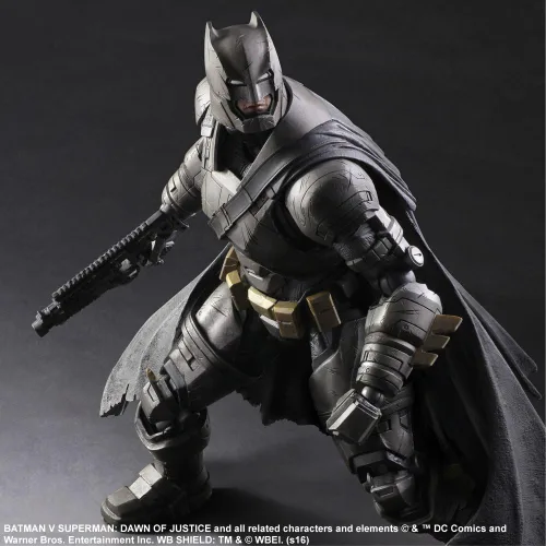 Vista 6 de Square Enix Square-EnixAFGSQX233 Abysse Batman VS Superman Dawn of Justice Play Arts - Figura de acción de Batman blindada