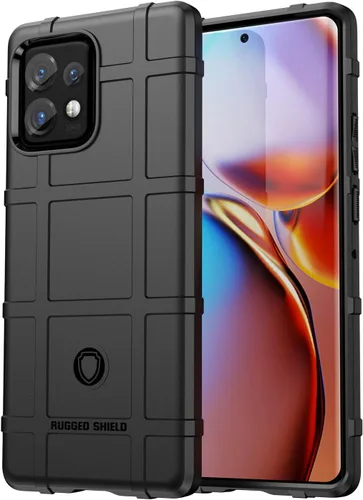 Vista 3 de Funda con clip para Motorola Edge Plus (2023), Nakedcellphone Special Ops Armor Funda protectora resistente y [trinquete giratorio] Funda de clip