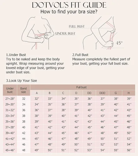 Vista 6 de DotVol Brasier reductor de figura completa para mujer, cómodo, pechos grandes, sin varillas, sin relleno, talla grande