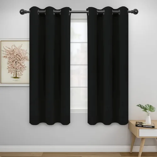 Vista 313 de Easy-Going - Cortinas opacas para dormitorio, aislamiento térmico sólido con ojales, cortinas de ventana para reducción de ruido, cortinas