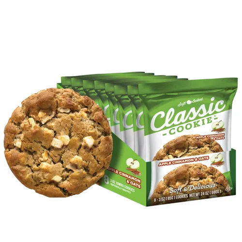 Vista 23 de Classic Cookie, Galletas horneadas suaves, galletas S'mores, 3 onzas, paquete de 8
