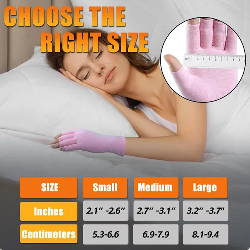 Vista 2 de Big Mango Compression Arthritis Gloves for Women Men, Hand Compression Glove for Arthritis Pain Relief, Carpal Tunnel Support
