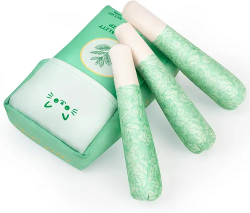 Homrich Juguetes de hierba gatera para gatos, paquete de 3 juguetes divertidos para masticar para gatos rellenos de hierba gatera orgánica 100%