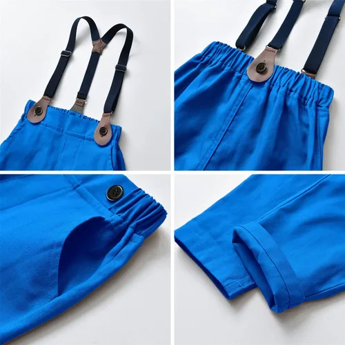 Vista 7 de SANGTREE Conjunto de traje de caballero para niños, 3 meses a 14 años