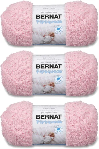 Vista 12 de Bernat Pipsqueak - Hilo para bebé, paquete de 3 unidades de 3.5 onzas (3.53 oz/3.5 onzas), poliéster, 5 voluminosos, 101 yardas, tejido/ganchillo