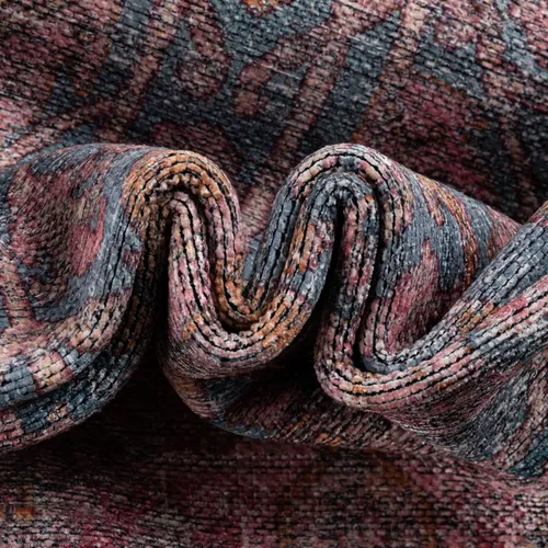 Vista 6 de Unique Loom Mangata Collection - Alfombra de área - Morgan (Runner 2' 0" x 5' 0", azul antiguo/gris)