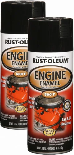 Vista 4 de Rust-Oleum 248945 Pintura en aerosol de esmalte para motor, 12 onzas, azul Ford Ford azul