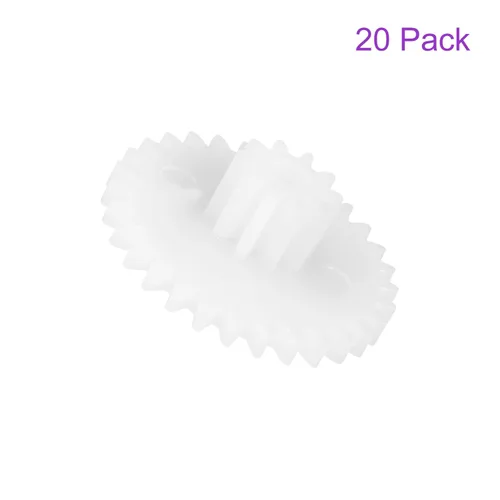 Vista 5 de DMiotech Paquete de 20 engranajes de plástico de 26 dientes, modelo 26102B, engranajes helicoidales de plástico para automóviles de bricolaje