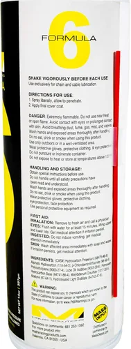 Vista 3 de Matrix Liquid Solutions Formula 6 - Lubricante y protector de cadena de 14 onzas, paquete de 10