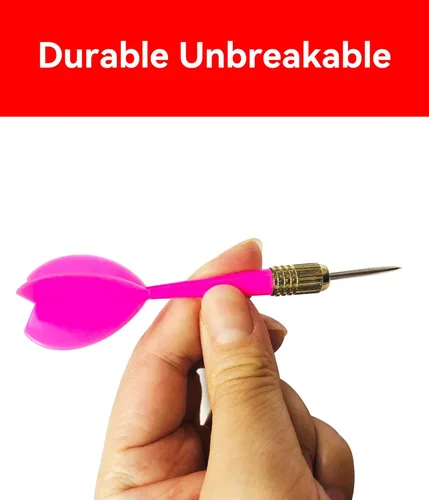 Vista 5 de BBstep - Dardos de punta de acero coloridos, 15 unidades, 0.21 oz, colores surtidos.