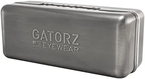 Vista 5 de Gatorz Gafas de sol Specter - Marco de aluminio negro con logotipo opaco