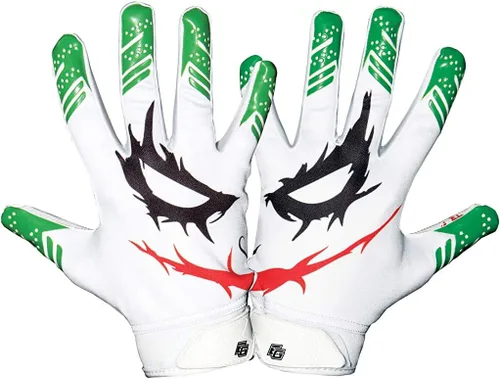 Guantes de fútbol Essential Wear para hombres - Guantes de fútbol blancos para jóvenes y adultos - Guantes receptores con mejora de rendimiento y