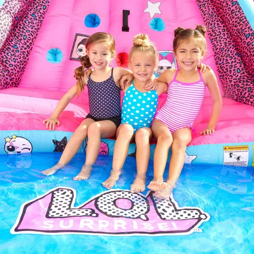 Vista 5 de L.O.L. Surprise Tobogán Acuático Inflable River Race con Soplador