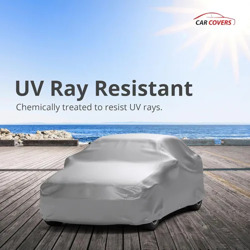 Vista 5 de Funda resistente a la intemperie para automóvil compatible con Hyundai Genesis Coupe 2010 de 2 puertas, exterior e interior, protege del agua