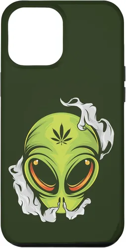 Vista 26 de Alien UFO Cannabis Marijuana Weed Hemp THC Ganja Gift Case for iPhone 17