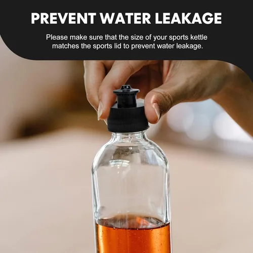 Vista 2 de Accesorio para botellas, 20 unidades, tapas de botellas de 1.102 in, tapas de botellas de agua de repuesto trenzadas, tapas de botellas de soda