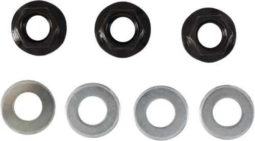 Vista 2 de All Balls 85-1259 Kit de tuerca y tuerca de rueda compatible con/repuesto para Suzuki LT-80 1987-2006, LT-Z90 QUADSPORT 2007-2018