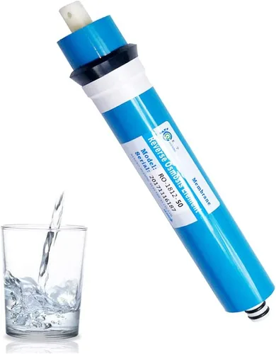 Vista 10 de Kit de carcasa de membrana de ósmosis inversa Huining 50GPD-1812/2012 con conector rápido de 1/4, válvula de retención, tubería de agua, llave