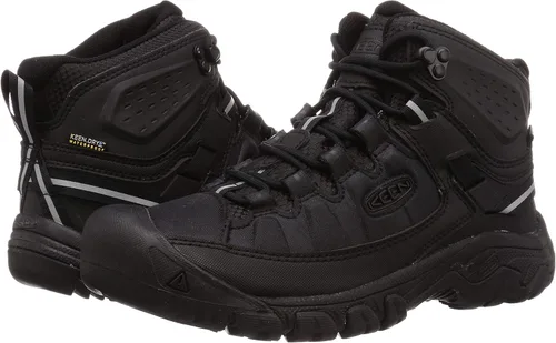 Vista 7 de KEEN Utility Targhee EXP MID WP - Botas de senderismo para hombre, negrogris acero, 11.5 M de EE. UU