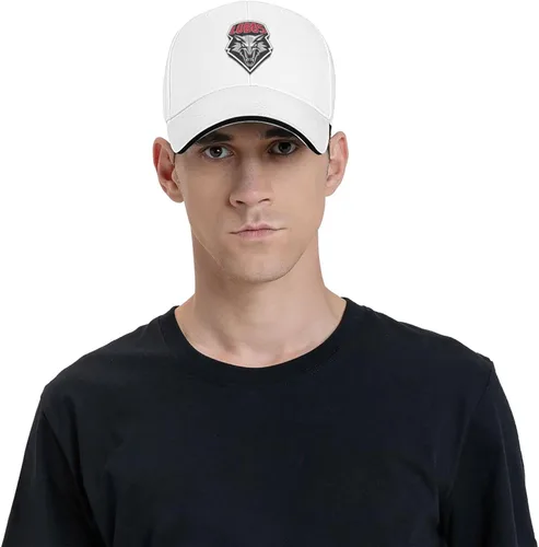 Vista 9 de New Mexico Lobo Sandwich Gorra unisex clásica de béisbol unisex ajustable Casquette Dad Sombrero