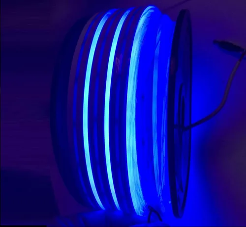 Vista 8 de Tira de luz LED RGB de silicona de neón flexible, impermeable, multicolor, control remoto para el hogar, jardín, decoración arquitectónica