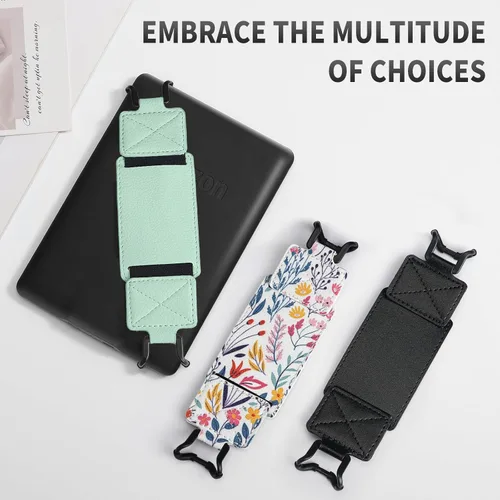 Vista 8 de MoKo Paquete de 2 correas de mano de seguridad para Kindle eReaders Fire de 6 a 8 pulgadas, Kindle/Kobo/Voyaga/Lenovo/Sony E-Book, correa de mano