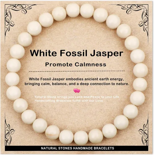 Vista 27 de AD Beads 4mm6mm8mm10mm Handmade Bracelet - Natural Gemstone for Peace and Tranquility - Meditation, Yoga, Healing and Energy Gift for Unisex