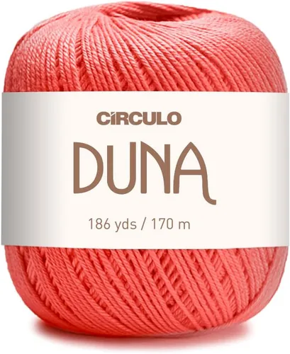 Vista 22 de Círculo Hilo Duna – 186 yardas, 3.52 onzas – Hilo DK de peinado ligero – 100% algodón virgen brasileño mercerizado, perfecto para tejer y hacer