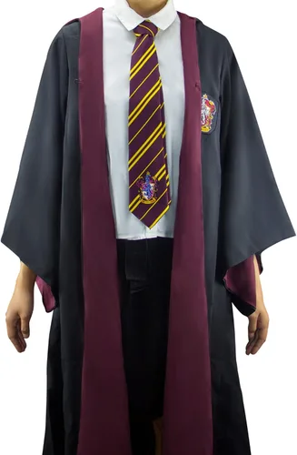 Túnica de Harry Potter, auténtica bata oficial de mago a medida, para adultos y niños, Cinereplicas