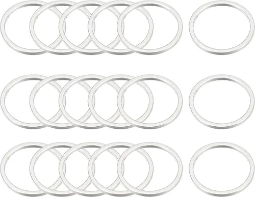 Vista 11 de MECCANIXITY Aretes redondos con cuentas, anillos de eslabones circulares para hacer joyas