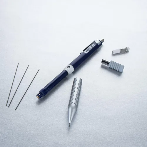 Vista 6 de Pentel Smash - Lápiz mecánico para bosquejos (0.5 mm) - Edición especial negra con tubo