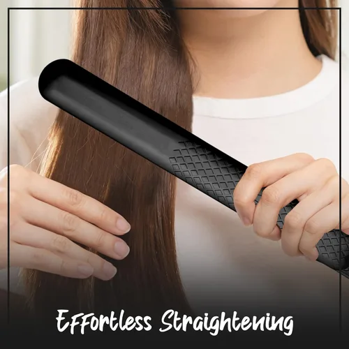 Vista 4 de Evalectric Ultra Turbo Styler - 1.25" Ceramic Flat Iron with Floating Plates - Dual Voltage Hair Straightener - Negative Ion Technology - Travel
