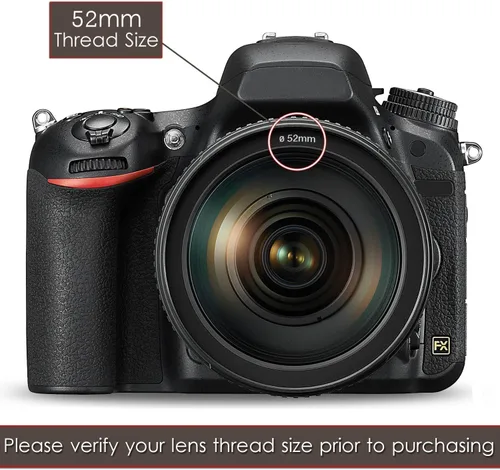 Vista 2 de Kit de accesorios esenciales de 2.047 in para Nikon D500, D750, D7200 D7100 D5300 D5200 D5100 D810 D610 D3300 D3200 D3100 D7000 D800 D600 4x D3x