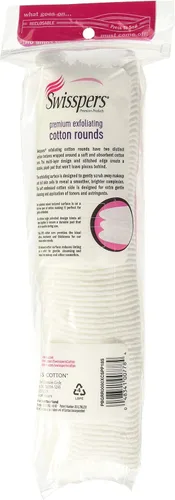 Vista 2 de Swisspers Get it Glowing Premium Exfoliating Cotton Round (paquete de 4)