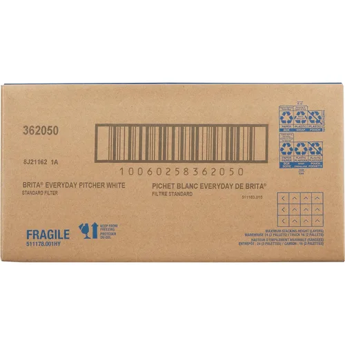 Vista 14 de Brita Jarra de filtro de agua de todo el día, blanco, grande, 10 taza, 1 cuenta