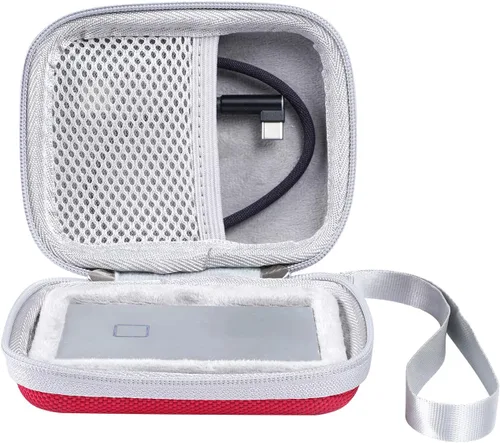 Vista 6 de Traveling Hard Box Protective Bags for T7/T7 Touch SSD Zipper Enclosure Shockproof Storage EVA Bags Pouch Carrying Bag