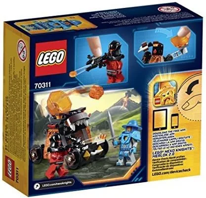 Vista 3 de LEGO (LEGO) Nex Knights miedo al tirador de magma 70311