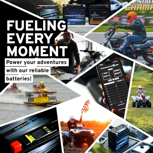 Vista 8 de Batería de motocicleta YT4B-BS de alto rendimiento, libre de mantenimiento, sellada con AGM