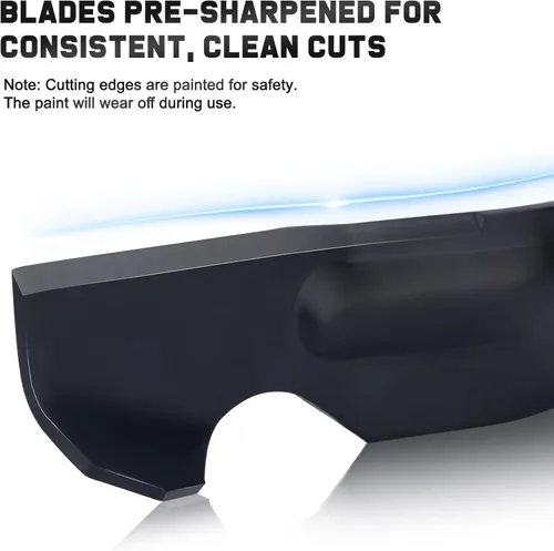 Vista 8 de Grasscool 942-04053C - Cuchillas de cortacésped para MTD Cub Cadet Troy Bilt de 50 pulgadas para cortacésped Tractor de césped de cubierta de giro