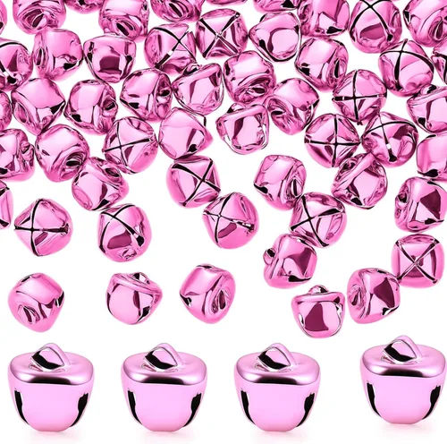 Vista 9 de Zhanmai 300 Piezas Cascabeles a Granel para Manualidades, Campanas de Navidad DIY para Decoración, Decoración del Hogar (0.5 Pulgadas, Marrón)
