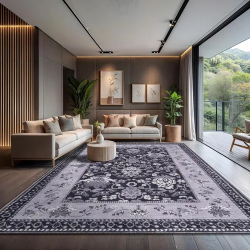 Vista 92 de CAMILSON Alfombras modernas de lujo con diamantes abstractos de 5 x 7 pies, suave, resistente a las manchas, fácil limpieza, no desprende pelo