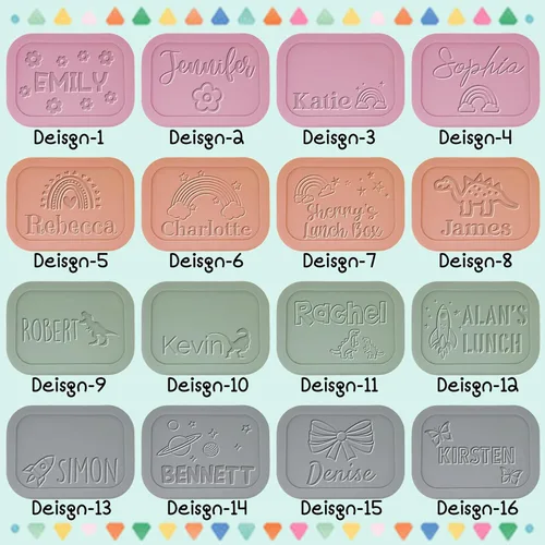 Vista 3 de xrlsg Caja Bento personalizada de silicona con 3 compartimentos para el trabajo, viajes, microondas, congelador, lavavajillas