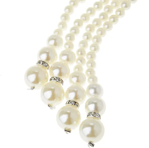 Vista 7 de ZeroShop Juego de accesorios de gran Gatsby de los años 20 para mujer, diadema con solapa para disfraz