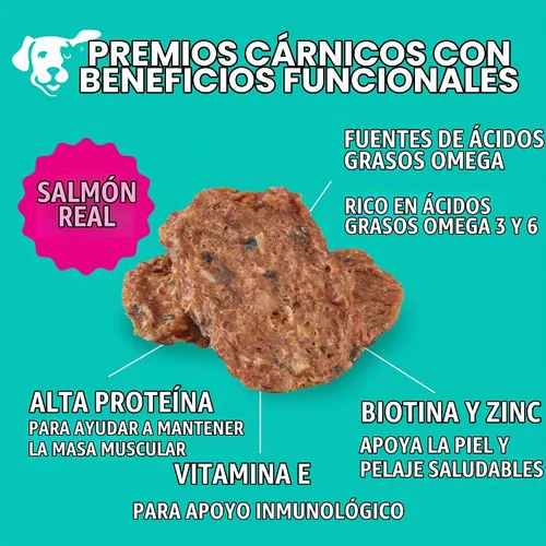 Vista 5 de Dogswell Skin & Coat - Golosinas para perros, cordero, bolsa de 10 onzas Protein From Lamb As First Ingredient, Omega Fatty Acids Support Healthy