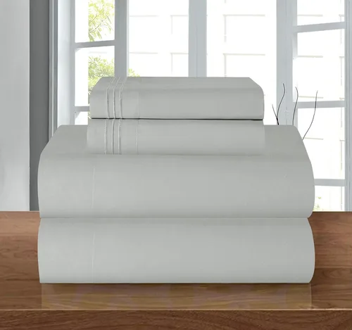 Vista 142 de Elegant Comfort - Juego de sábanas de microfibra de 1500 hilos de calidad hotelera prémium de 4 piezas - Resistente a arrugas, sábana bajera